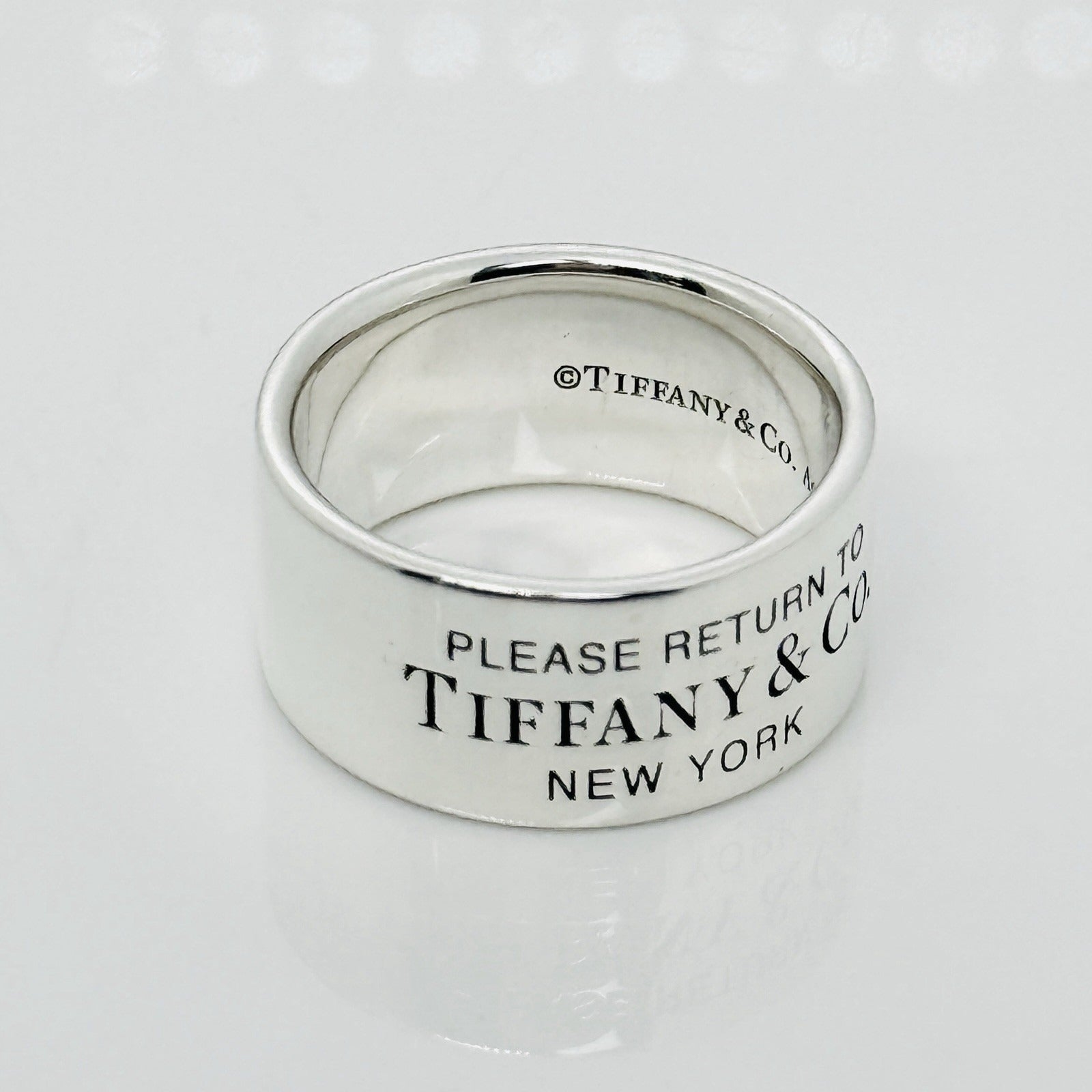 Size 6.5 Return to Tiffany New York Ring in Sterling Silver Authentic FREE Ship - 0