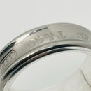 Size 9.5 Tiffany & Co 1837 Grey Titanium and Silver Ring Band Mens Unisex-5