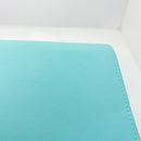 Tiffany Blue Leather Folding Necklace Presentation Blue Travel Storage Lux Pouch-9