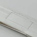 Tiffany & Co Machine Turned Pin Stripe Engravable ID Money Clip in Silver-4