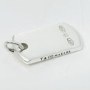 Tiffany & Co Makers NY Dog Tag Pendant in 925 Sterling Silver-1