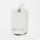 Tiffany & Co Makers NY Dog Tag Pendant in 925 Sterling Silver-2