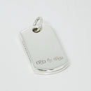 Tiffany & Co Makers NY Dog Tag Pendant in 925 Sterling Silver-3