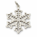 Tiffany & Co. Large 1" Snowflake Charm or Pendant in 925 Sterling Silver-1