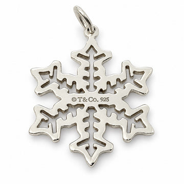 Tiffany & Co. Large 1" Snowflake Charm or Pendant in 925 Sterling Silver