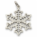 Tiffany & Co. Large 1" Snowflake Charm or Pendant in 925 Sterling Silver-4