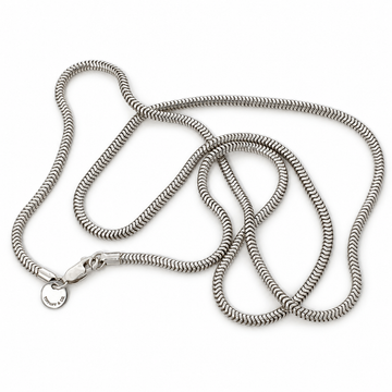 Tiffany & Co Snake Chain 24" Necklace Men's Unisex in 925 Sterling Silver