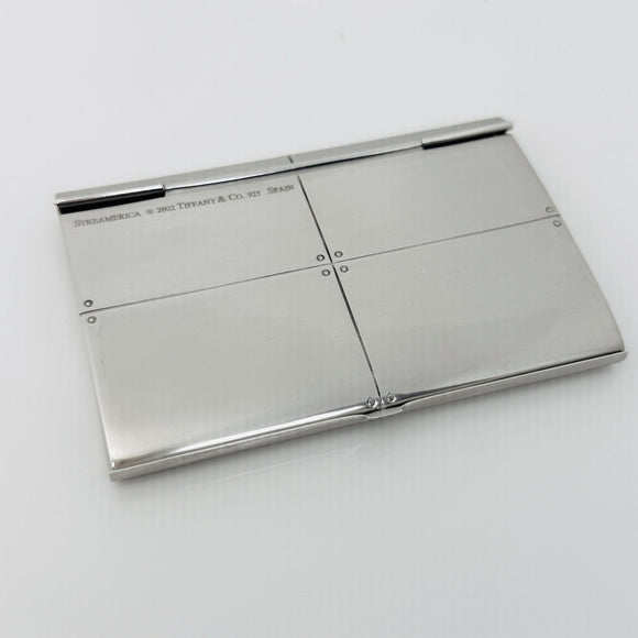 Tiffany & Co Streamerica Pocket Business Card Holder in Silver Stream America