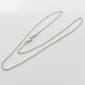 18" Tiffany & Co Chain Necklace 1.5mm Thick  Large Links with Lobster Clasp
