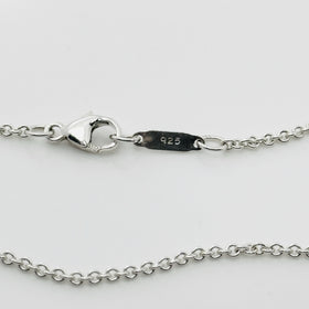 18" Tiffany & Co Chain Necklace 1.5mm Thick  Large Links with Lobster Clasp - 0