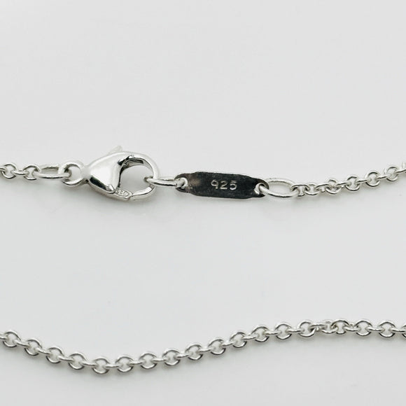 18" Tiffany & Co Chain Necklace 1.5mm Thick  Large Links with Lobster Clasp