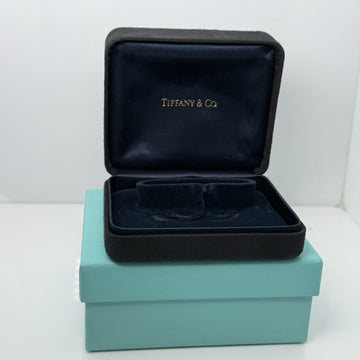 Tiffany Black Suede Leather Watch or Bracelet Presentation Storage Gift Blue Box - 0