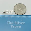 Tiffany Love Word Charm or Pendant in Sterling Silver for Keychain or Key Ring-7