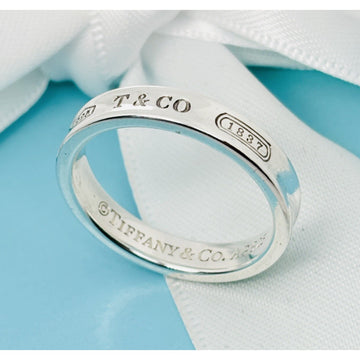 Size 11.5 Tiffany & Co 1837 Ring Narrow Concave in Sterling Silver Mens Unisex