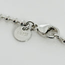 30" Tiffany & Co Bead Necklace Dog Chain with Lobster Clasp 2.3mm Beads Silver-5