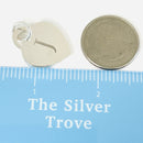 Tiffany & Co. Letter J Heart Pendant Charm Notes Alphabet in 925 Sterling Silver-7