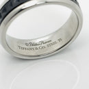 Size 9 Tiffany Caliper Ring Paloma Picasso Black Titanium Steel Mens Unisex-3