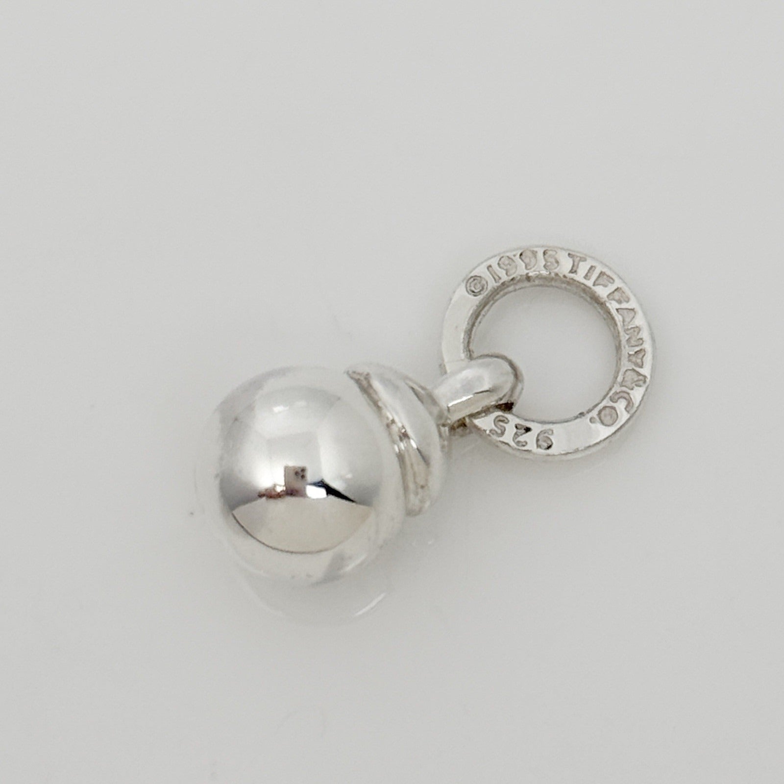 Tiffany & Co Silver Fascination Ball Charm or Pendant in Sterling Silver
