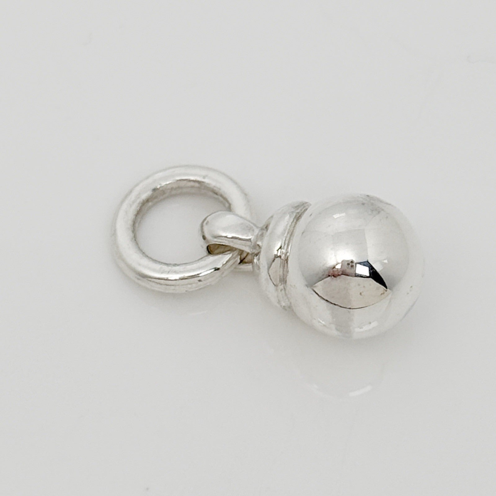 Tiffany & Co Silver Fascination Ball Charm or Pendant in Sterling Silver