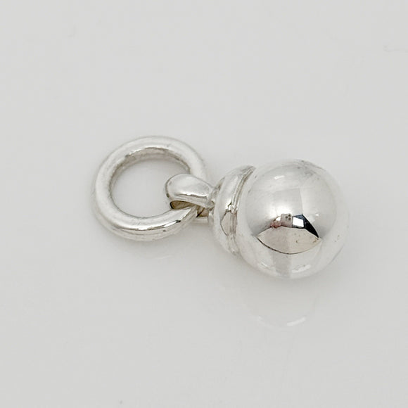 Tiffany & Co Silver Fascination Ball Charm or Pendant in Sterling Silver