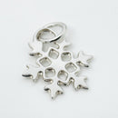 Tiffany & Co Snowflake Charm or Pendant in Sterling Silver-3