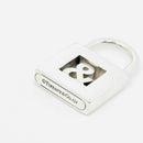 Tiffany Ampersand Alphabet Padlock Lock Charm Pendant in Sterling Silver-3