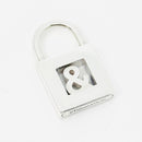 Tiffany Ampersand Alphabet Padlock Lock Charm Pendant in Sterling Silver-4