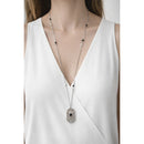 36" Tiffany & Co. Ziegfeld Pearl and Black Onyx Oval Pendant Necklace-2