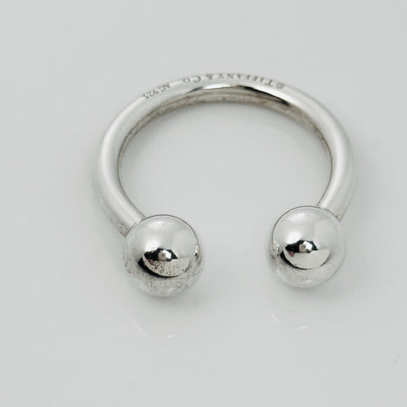Tiffany & Co Horseshoe Key Ring Chain in Sterling Silver Unisex