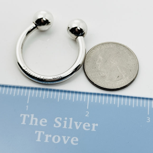 Tiffany & Co Horseshoe Key Ring Chain in Sterling Silver Unisex