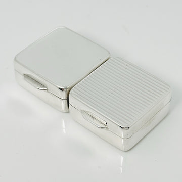 Tiffany & Co. Double PillBox Trinket Snuff Box Vintage in Silver - 0