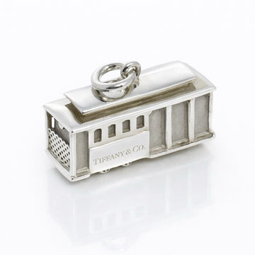 Tiffany & Co. Trolley Cable Car Charm with Diamond in Sterling Silver London - 0
