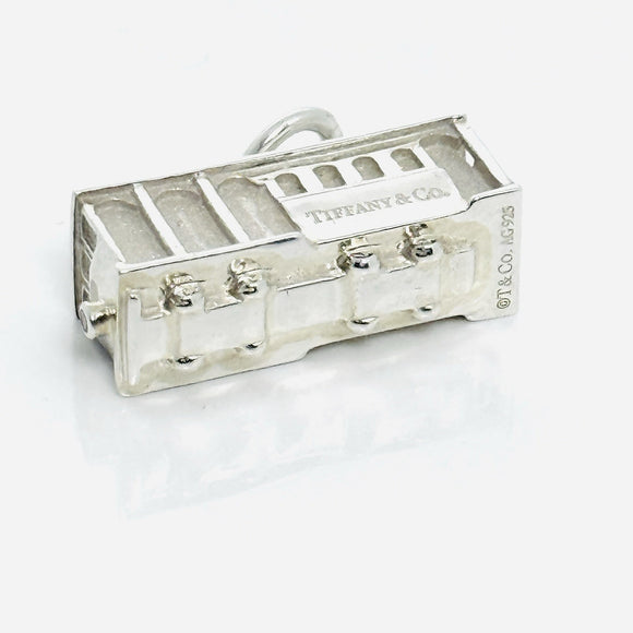 Tiffany & Co. Trolley Cable Car Charm with Diamond in Sterling Silver London