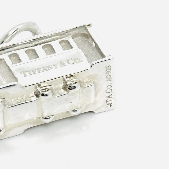 Tiffany & Co. Trolley Cable Car Charm with Diamond in Sterling Silver London