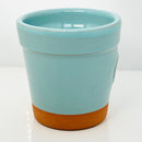 Tiffany & Co New York Terra-Cotta Terracotta Blue Glazed Flower Pot Planter-4