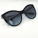 Tiffany & Co Women's Sunglasses Silver Diamond Point Black Blue TF4159 8274/9S-1