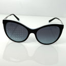 Tiffany & Co Women's Sunglasses Silver Diamond Point Black Blue TF4159 8274/9S-2