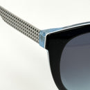 Tiffany & Co Women's Sunglasses Silver Diamond Point Black Blue TF4159 8274/9S-5