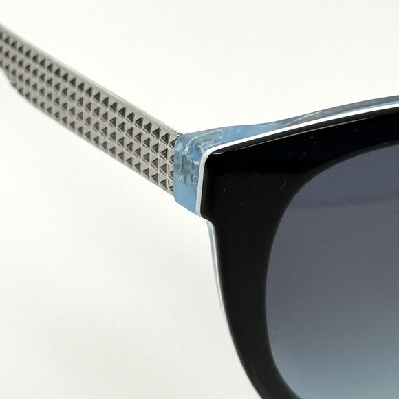 Tiffany & Co Women's Sunglasses Silver Diamond Point Black Blue TF4159 8274/9S