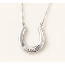 18" Tiffany 1837 Horseshoe Pendant Necklace in Silver / Good Luck Charm Horse-1