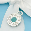 Tiffany 1837 Charm or Pendant in Blue enamel and Sterling Silver-2