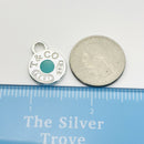 Tiffany 1837 Charm or Pendant in Blue enamel and Sterling Silver-5