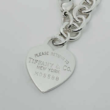 8.75" Extra Large Please Return to Tiffany New York Heart Tag Charm Bracelet - 0