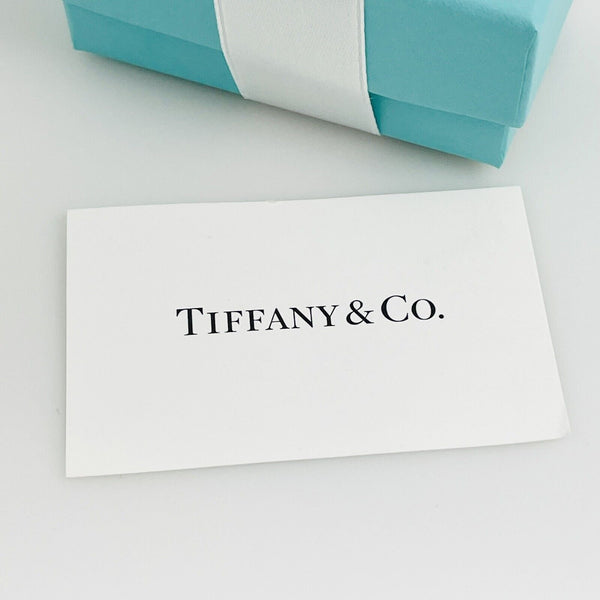 8.25" Medium Large Return To Tiffany Heart Tag Charm Bracelet in Silver - 8