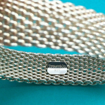 7.5" Tiffany & Co Somerset Bangle Bracelet in Sterling Silver - 0