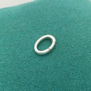 Tiffany Jump Ring Oval Clasping Link Spring Charm or Pendant Holder Attachment-5
