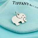 Tiffany & Co Elephant Never Forgets Charm or Pendant in Sterling Silver-2