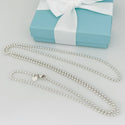 Tiffany & Co Layered Bead Chain Necklace 34 Inches - 3