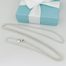 Tiffany & Co Layered Bead Chain Necklace 34 Inches-3