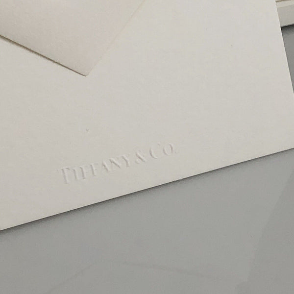 15 Tiffany and Co Embossed White Blank Note Cards and Envelopes - 3